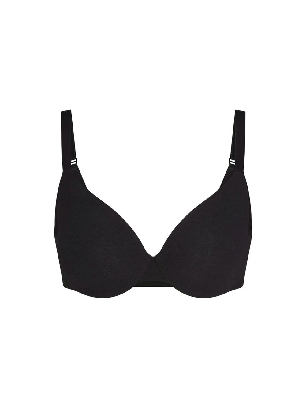 SKIMS Full Coverage T-Shirt Bra 44C Onyx Smooth Underwire Everyday Cotton NWT